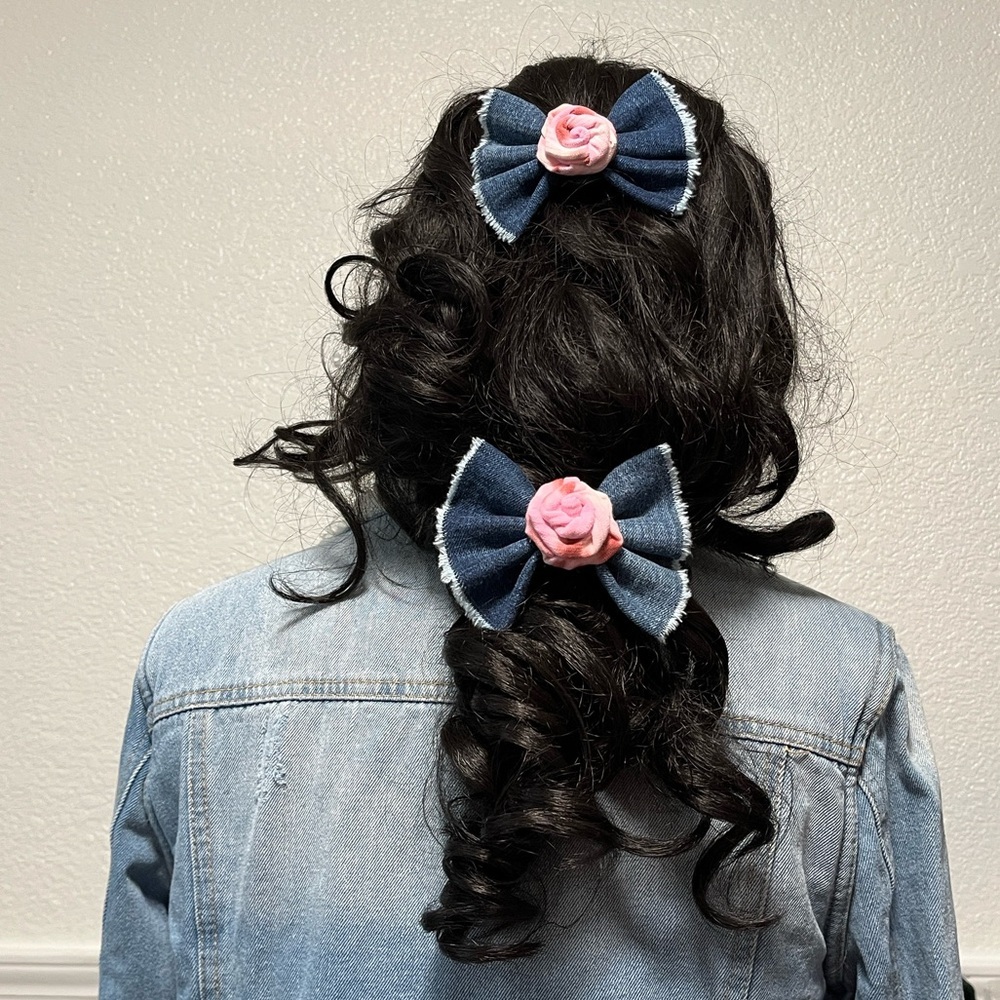 Kawaii Coquette Hairbow Bundle Lot Cottagecore Western Festival Preppy Bow